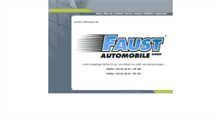 Desktop Screenshot of faustautomobile.de