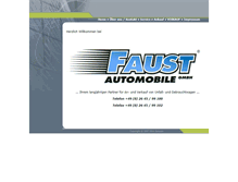 Tablet Screenshot of faustautomobile.de